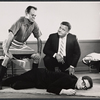 David Brooks, Dean Dittman and Stephen Strimpell in rehearsal for the stage production The Sunday Man