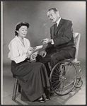 Michaele Myers and Leif Erickson in the 1958 tour of the stage production Sunrise at Campobello