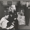 Leif Erickson, Russell Collins [center] and unidentified others in the 1958 tour of the stage production Sunrise at Campobello