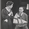 Michaele Myers and Leif Erickson in the 1958 tour of the stage production Sunrise at Campobello