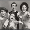 Florence Lacey [front center], Marty Goetz [back center] and unidentified others in the stage production Sweet Feet