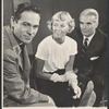 Joseph Wiseman, Margaret Sullavan and Kent Smith in the 1959 New Haven run of the stage play Sweet Love Remember'd