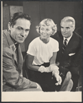 Joseph Wiseman, Margaret Sullavan and Kent Smith in the 1959 New Haven run of the stage play Sweet Love Remember'd