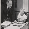 Harold Clurman and Margaret Sullavan in the 1959 New Haven production of Sweet Love Remember'd