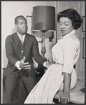 Nipsey Russell and Hazel Scott in the stage production Tambourines to Glory