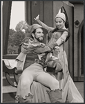 J.D. Cannon and Jane White in the 1960 Central Park production of The Taming of the Shrew