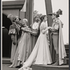 J.D. Cannon, Jane White [left], Barbara Barrie [right] and unidentified others in the 1960 Central Park production of The Taming of the Shrew