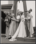 J.D. Cannon, Jane White [left], Barbara Barrie [right] and unidentified others in the 1960 Central Park production of The Taming of the Shrew