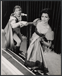 Roy Shuman and Ellen Holly in the 1965 Central Park production of The Taming of the Shrew