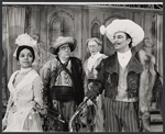 Ruby Dee, Rex Everhart, Philip Bosco and unidentified others in the American Shakespeare Festival stage production The Taming of the Shrew