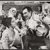 Ruby Dee, Geneva Bugbee, Philip Bosco and unidentified others in the American Shakespeare Festival stage production The Taming of the Shrew