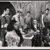 Ruby Dee, Philip Bosco [center] and unidentified others in the American Shakespeare Festival stage production The Taming of the Shrew