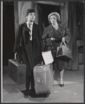 Joan Plowright and Hermione Baddeley in the stage production A Taste of Honey