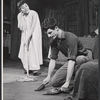 Joan Plowright and Andrew Ray in the stage production A Taste of Honey