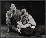 Anthony Quinn, Margaret Leighton and Charles Grodin in the stage production Tchin-Tchin