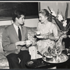 Anthony Perkins and Joan Fontaine in the stage production Tea and Sympathy