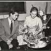 Anthony Perkins and Joan Fontaine in the stage production Tea and Sympathy