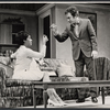 Billie Allen and Jackie Mason in the stage production A Teaspoon Every Four Hours