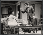 Billie Allen and Jackie Mason in the stage production A Teaspoon Every Four Hours