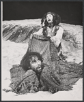 Jaime Sanchez [foreground] and Randy Kim in the 1974 Lincoln Center production of The Tempest
