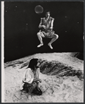 Sam Waterston [foreground] and Christopher Allport in the 1974 Lincoln Center production of The Tempest