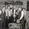 Bernie McInerney, Joseph Mascolo, Forrest Tucker, George Dzundza and Phillip R. Allen from the touring cast of the stage production That Championship Season