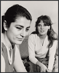 Irene Papas and Tyne Daly in rehearsal for the stage production That Summer - That Fall