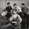 Tom Gilleran, Sean Garrison, Peter Lockwood, Dean Jones and Jane Fonda in the stage production There Was a Little Girl 