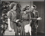 Ruth Matteson, Jane Fonda and Whitfield Connor in the stage production There Was a Little Girl 