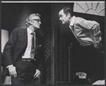 Jon Pertwee and Gig Young in the stage production There's a Girl in My Soup