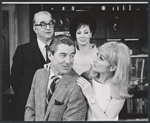 William Larsen, Rita Gam, Laurence Hugo and Amanda Reis in publicity photo for the stage production There's a Girl in My Soup