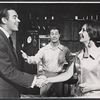 Elliott Reid, Don Ameche and Tania Elg in the tour of the stage production There's a Girl in My Soup