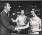 Elliott Reid, Don Ameche and Tania Elg in the touring stage production There's a Girl in My Soup