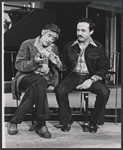 William Hickey and David Spielberg in the stage production Thieves