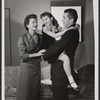 Louise Allbritton, Karin Wolfe and Joseph Warren in the stage production Third Person