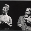 Shirley Knight and Luther Adler in the stage production The Three Sisters