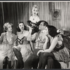 Beatrice Arthur [seated second from left], Scott Merrill and unidentified others in the 1954 Off-Broadway production of The Threepenny Opera