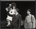 Caroline Kava, Raul Julia and Tony Azito in the 1976 Broadway production of The Threepenny Opera