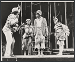 Hamilton Parris, Renee Rose, Dennis Hines and Deborah Allen in the stage production Ti-Jean and His Brothers