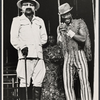 Albert Laveau and Leon Morenzie in the stage production Ti-Jean and His Brothers
