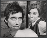 Victor Arnold and Alice Spivak in the stage production Time for Bed - Take Me to Bed