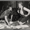 Victor Arnold and Alice Spivak in the stage production Time for Bed - Take Me to Bed