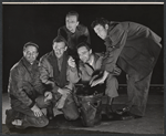 Arthur Storch [center] and unidentified others in the stage production Time Limit!