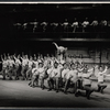 Dancing ensemble in rehearsal for To Broadway with Love