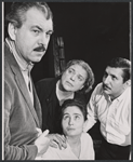 Louis Zorich, Helen Craig, Kathleen Widdoes and Tony Capodilupo in the stage production To Clothe the Naked