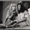 Eileen Heckart and Glynis Johns in the stage production Too True to Be Good