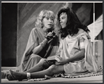 Eileen Heckart and Glynis Johns in the stage production Too True to Be Good