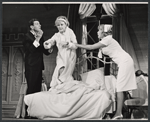 Robert Preston, Glynis Johns and Eileen Heckart in the stage production Too True to Be Good 