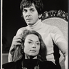 Gloria Maddox and Frank Langella in the stage production of The Tooth of Crime