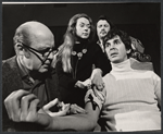 John Scanlan, Gloria Maddox, Clarence Felder and Frank Langella in the stage production The Tooth of Crime